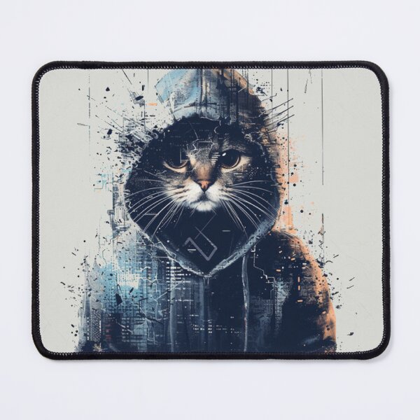 Item preview, Hacker Cat designed and sold by CleverboyDsgns.