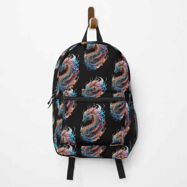 Item preview, Magnificent Rainbow-colored Dragon designed and sold by SolliesArt.