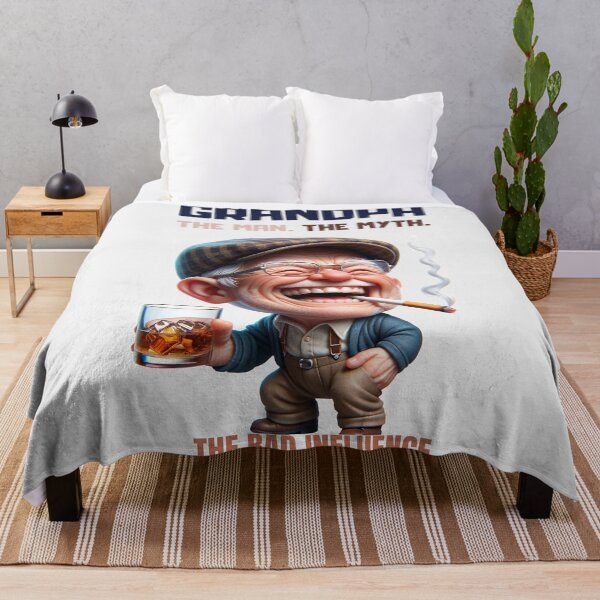 Item preview, Grandpa The Man The Myth The Bad Influence designed and sold by PrintsByLoVi.