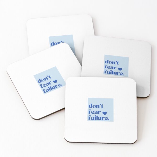 Item preview, don't fear failure - Blue designed and sold by dearestbrenda.