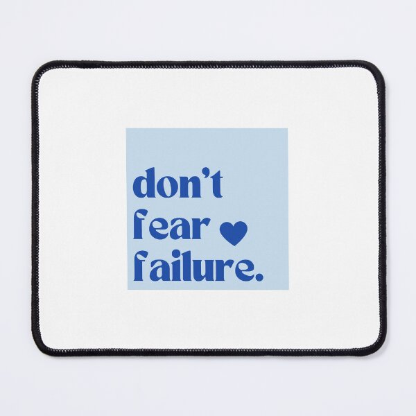 Item preview, don't fear failure - Blue designed and sold by dearestbrenda.