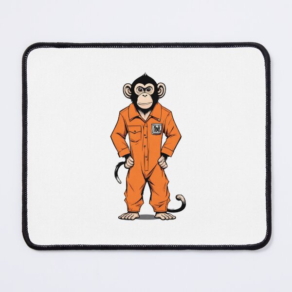 Item preview, Prisoner Inmate Monkey Classic designed and sold by Majestic Paws.