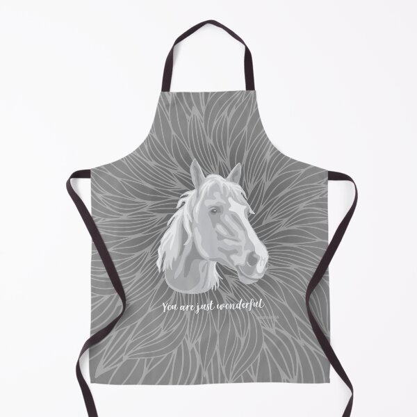 Item preview, Grey Smiling Horse "You are just wonderful" 031301 designed and sold by DuFauna.