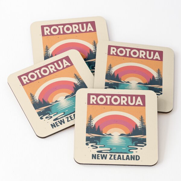 Item preview, Rotorua Geothermal Wonders, New Zealand Travel, Vintage designed and sold by UrbanGraphixs.