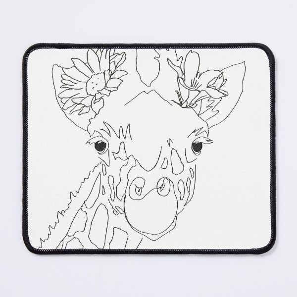 Item preview, Floral Giraffe designed and sold by BearByIndia.