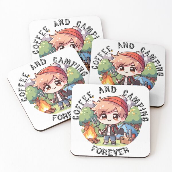 Item preview, Cute Camping and Coffee Lover  designed and sold by Thehatinthecat.
