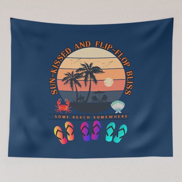 Item preview, Florida sunsets sun kissed and flip flops beach designed and sold by Shean Fritts.