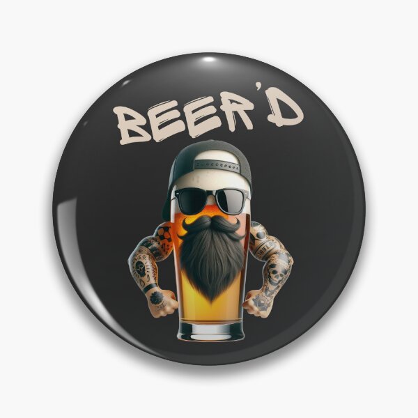 Item preview, Beerd Funny Pun Beer and Beard designed and sold by PrintsByLoVi.