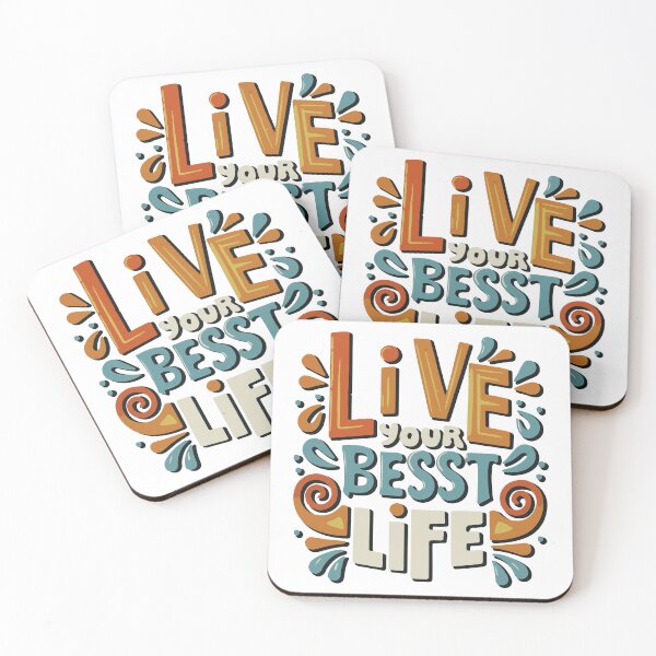 Item preview, live your besst life designed and sold by SiMinDesigns.