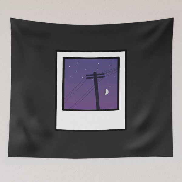 Item preview, Night sky instant film photo designed and sold by wonderxwander.