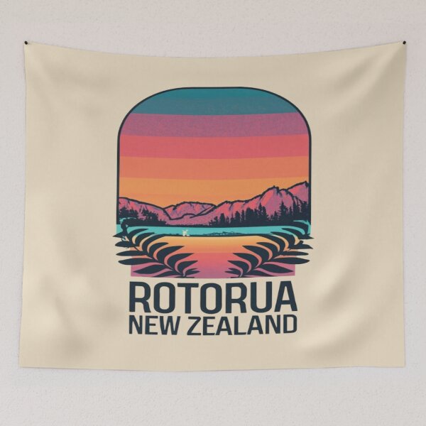 Item preview, Rotorua Geothermal Wonders, New Zealand Travel, Vintage designed and sold by UrbanGraphixs.