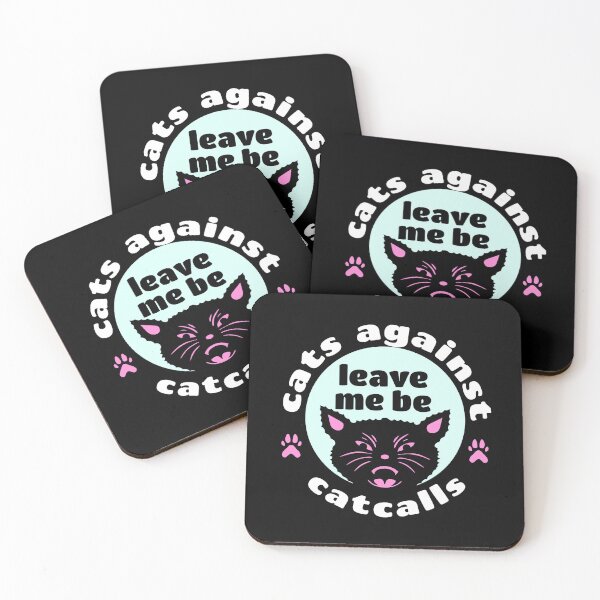 Item preview, Cats Against Catcalls  designed and sold by retrorascal.