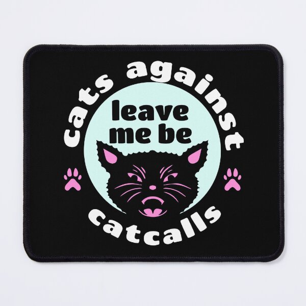 Item preview, Cats Against Catcalls  designed and sold by retrorascal.