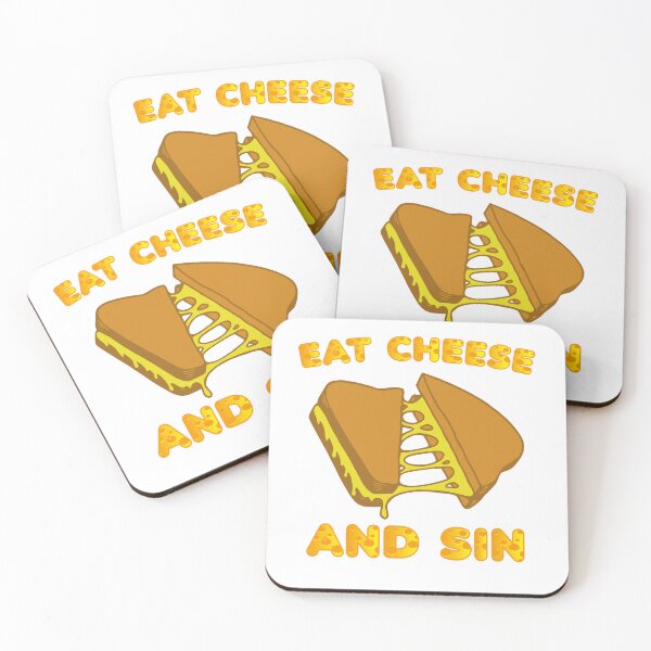 Item preview, Eat cheese and sin designed and sold by GOODMORNING-ART.