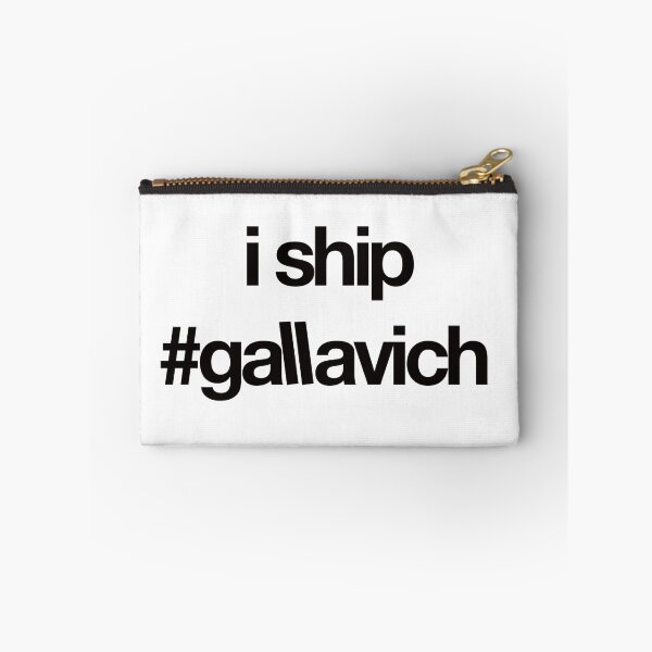 Item preview, i ship #gallavich (Black with white bg) designed and sold by Rilene.