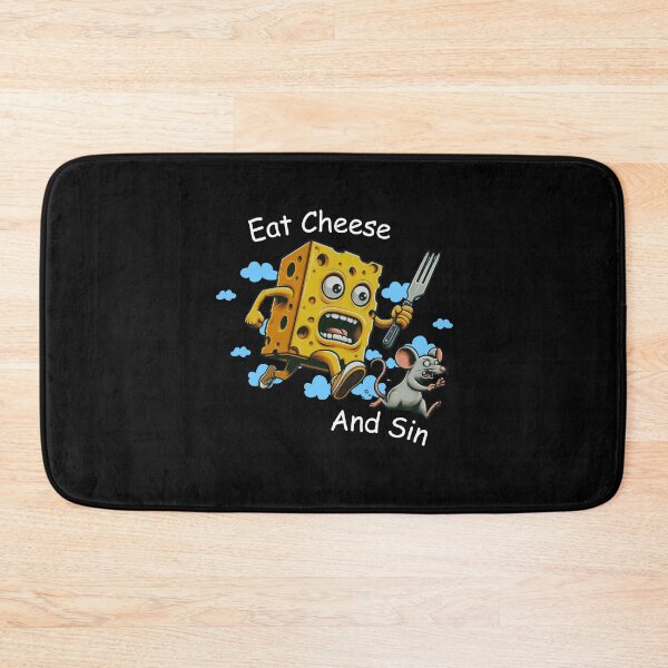 Item preview, Eat Cheese And Sin designed and sold by OnTheTrend.