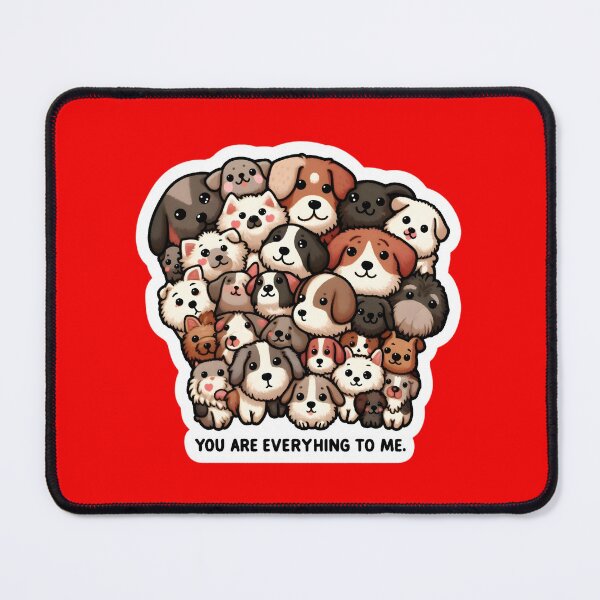 Item preview, Doggie Love Mosaic designed and sold by AI-Only Creations.