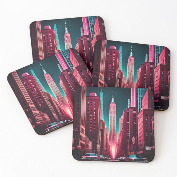 Item preview, Retrowave New York Fantasy designed and sold by Gaborai.