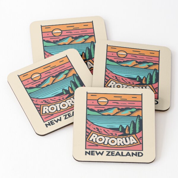 Item preview, Rotorua Geothermal Wonders, New Zealand Travel, Vintage designed and sold by UrbanGraphixs.