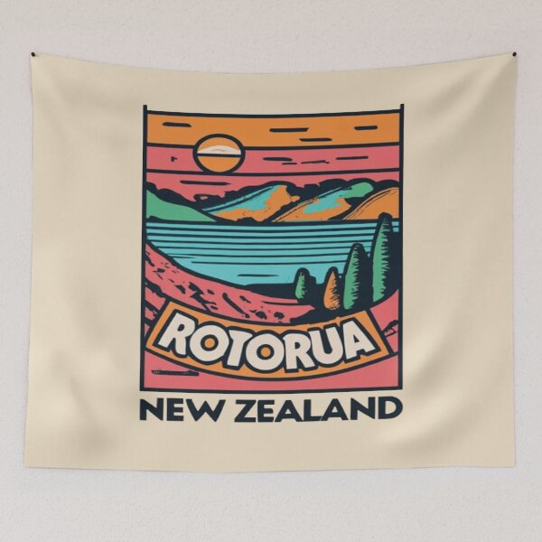 Item preview, Rotorua Geothermal Wonders, New Zealand Travel, Vintage designed and sold by UrbanGraphixs.