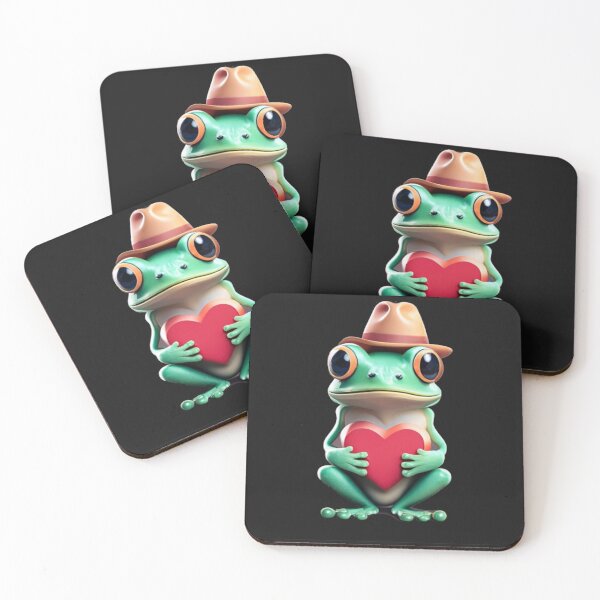 Item preview, Valentine's day Frog with Hat and Heart designed and sold by Pawel Oska.
