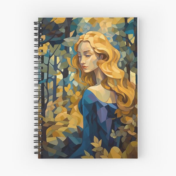 Item preview, mujer en el bosque designed and sold by UnTangle.