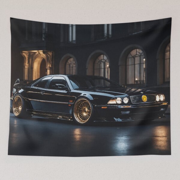 Item preview, Black German sedan at night designed and sold by Roland Mitterbauer.