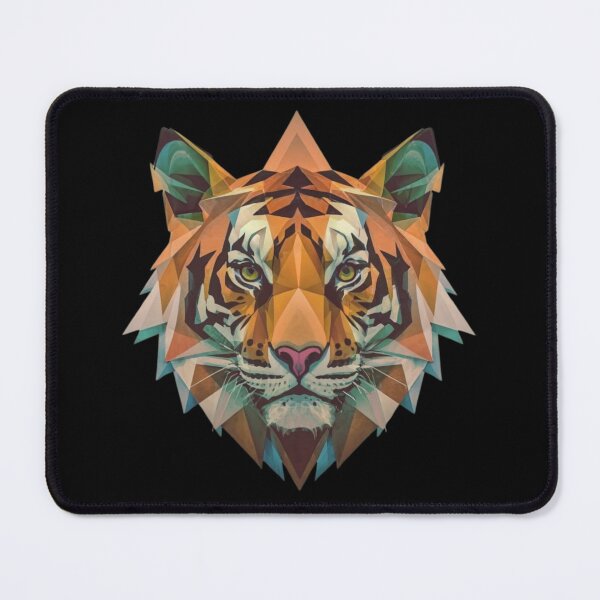 Item preview, Geometric Shapes Animals - Geometric Tiger designed and sold by Merigold.