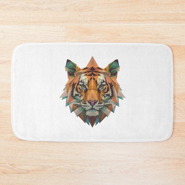 Item preview, Geometric Shapes Animals - Geometric Tiger designed and sold by Merigold.