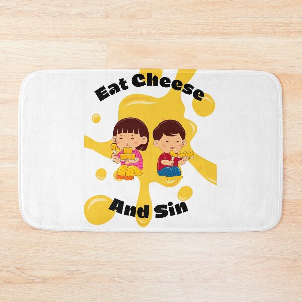 Item preview, Eat Cheese And Sin designed and sold by Mateusz Bachanek.