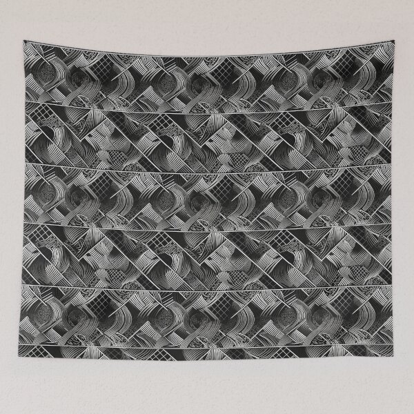 Item preview, Black Abstract Distortion designed and sold by UnTangle.