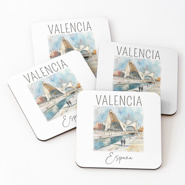 Item preview, Watercolor Design of Valencia - Spain designed and sold by Sketch-Shack.