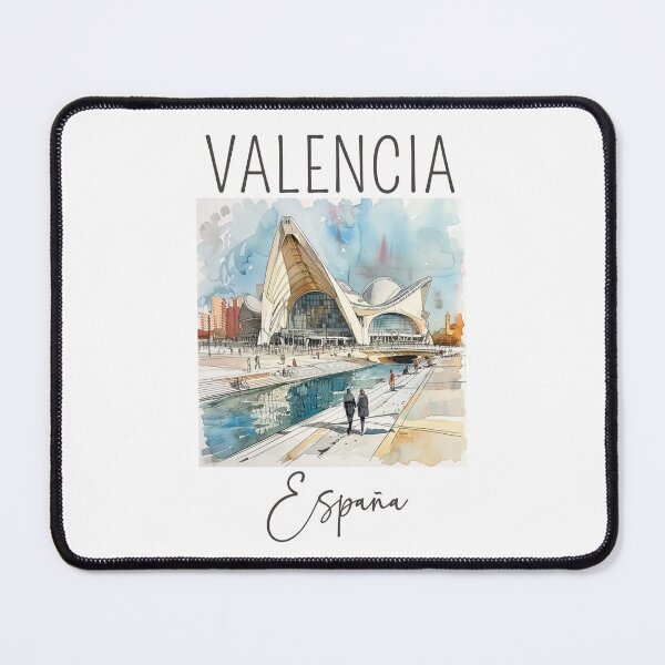 Item preview, Watercolor Design of Valencia - Spain designed and sold by Sketch-Shack.