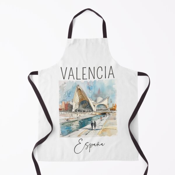 Item preview, Watercolor Design of Valencia - Spain designed and sold by Sketch-Shack.