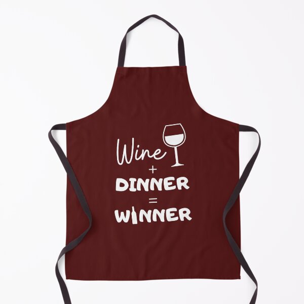 Item preview, Wine Dinner Winner Pun designed and sold by PrintsByLoVi.