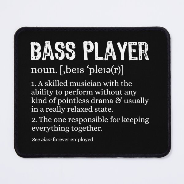 Item preview, Bass Player Definition Bassist Funny Musician designed and sold by lanynx design.