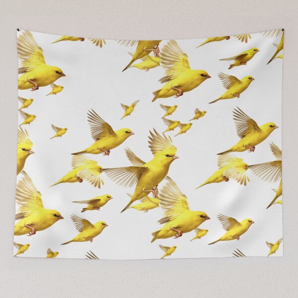 Item preview, Flock of Yellow Canaries designed and sold by UnTangle.