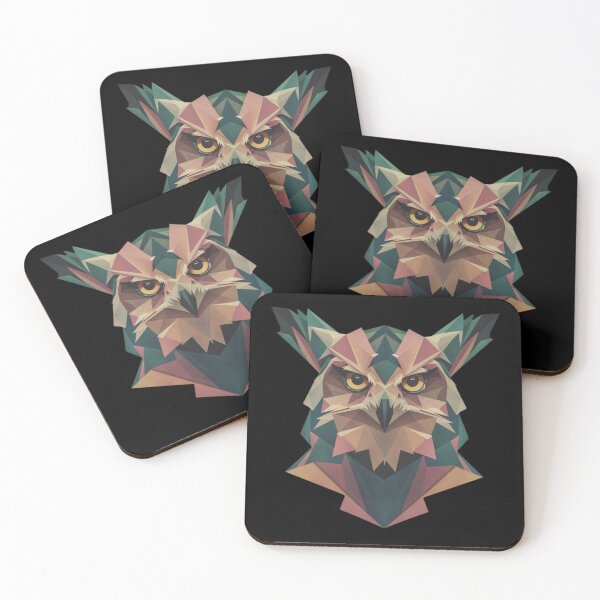 Item preview, Geometric Shapes Animals - Geometric Owl designed and sold by Merigold.