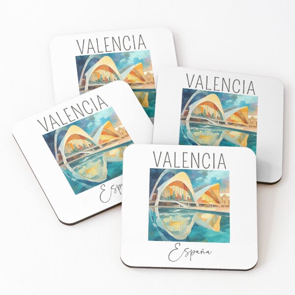 Item preview, Watercolor Design of Valencia - Spain designed and sold by Sketch-Shack.