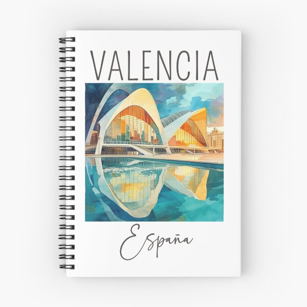 Item preview, Watercolor Design of Valencia - Spain designed and sold by Sketch-Shack.