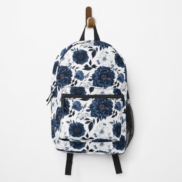 Item preview, Dark Navy Blue Flowers designed and sold by UnTangle.