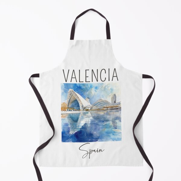 Item preview, Watercolor Design of Valencia - Spain designed and sold by Sketch-Shack.