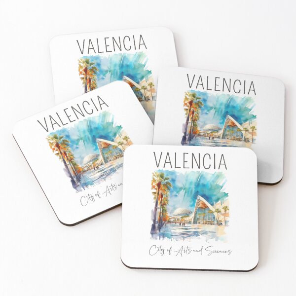 Item preview, Watercolor Design of Valencia - Spain designed and sold by Sketch-Shack.