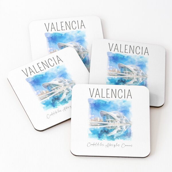 Item preview, Watercolor Design of Valencia - Spain designed and sold by Sketch-Shack.