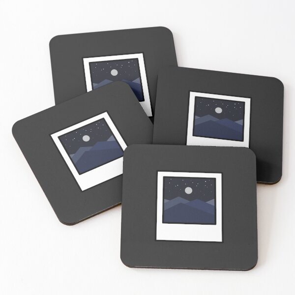 Item preview, Landscape night instant film photo designed and sold by wonderxwander.