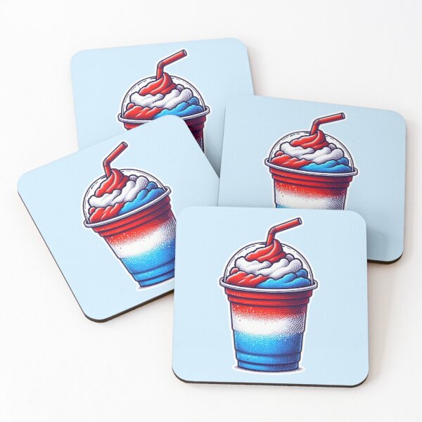 Item preview, Red, White & Blue Slush - Finn's Bomb Pop Drink designed and sold by AmberRoseWrites.