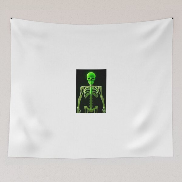 Item preview, Green neon skeleton designed and sold by Wxjtecki.