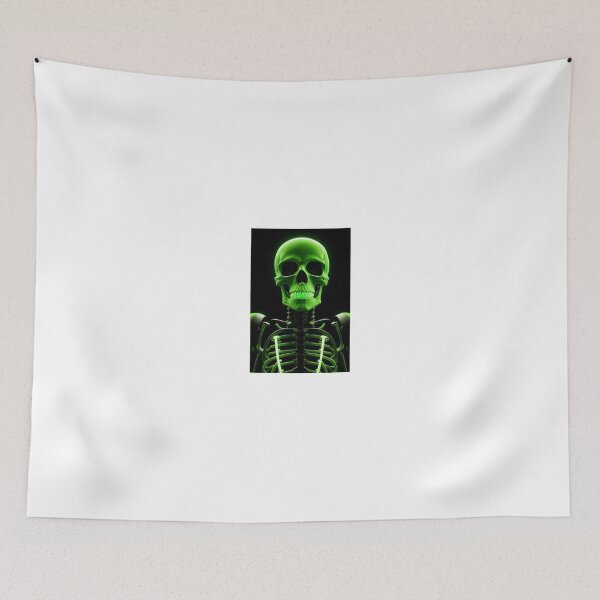 Item preview, Green neon skeleton designed and sold by Wxjtecki.
