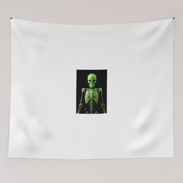 Item preview, Green neon skeleton designed and sold by Wxjtecki.