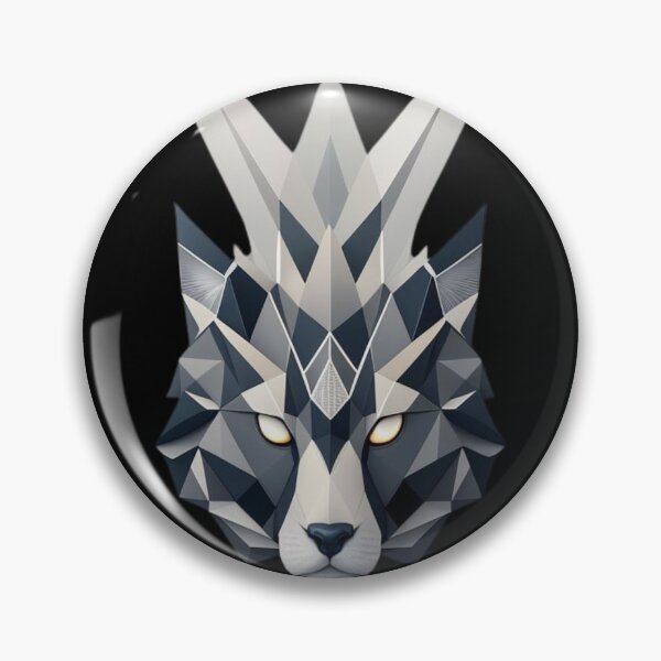 Item preview, Geometric Shapes Animals - Geometric Wolf designed and sold by Merigold.